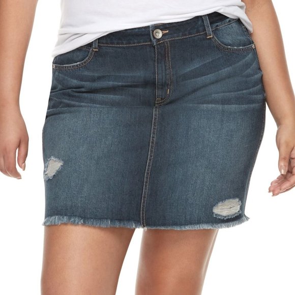 Rewash Dresses & Skirts - Rewash Jean Skirt
